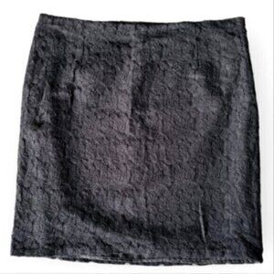Women's Black Lace Skirt Sz Medium